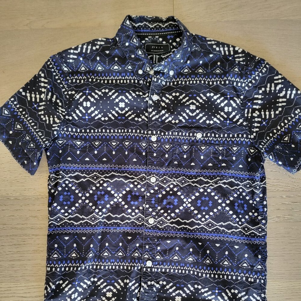 Forever 21 Men Short Sleeve Button Up